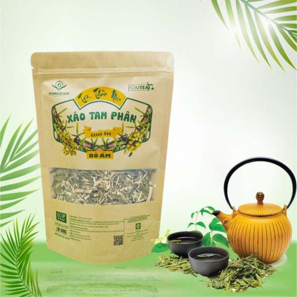 Trà Thảo Mộc XÁO TAM PHÂN (Thân & Lá) 200g - Ảnh 3