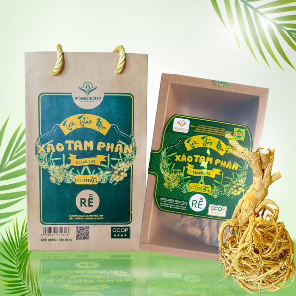 Trà Thảo Mộc XÁO TAM PHÂN (Rễ) 200g - Ảnh 3