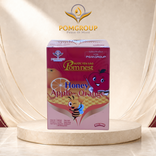 Nước Yến Sào Pomnest (Honey – Apple – Orange)