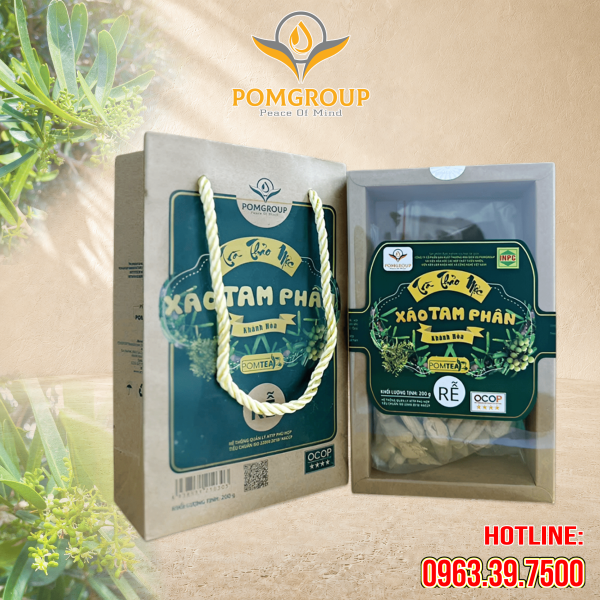 Trà Thảo Mộc XÁO TAM PHÂN (Rễ) 200g