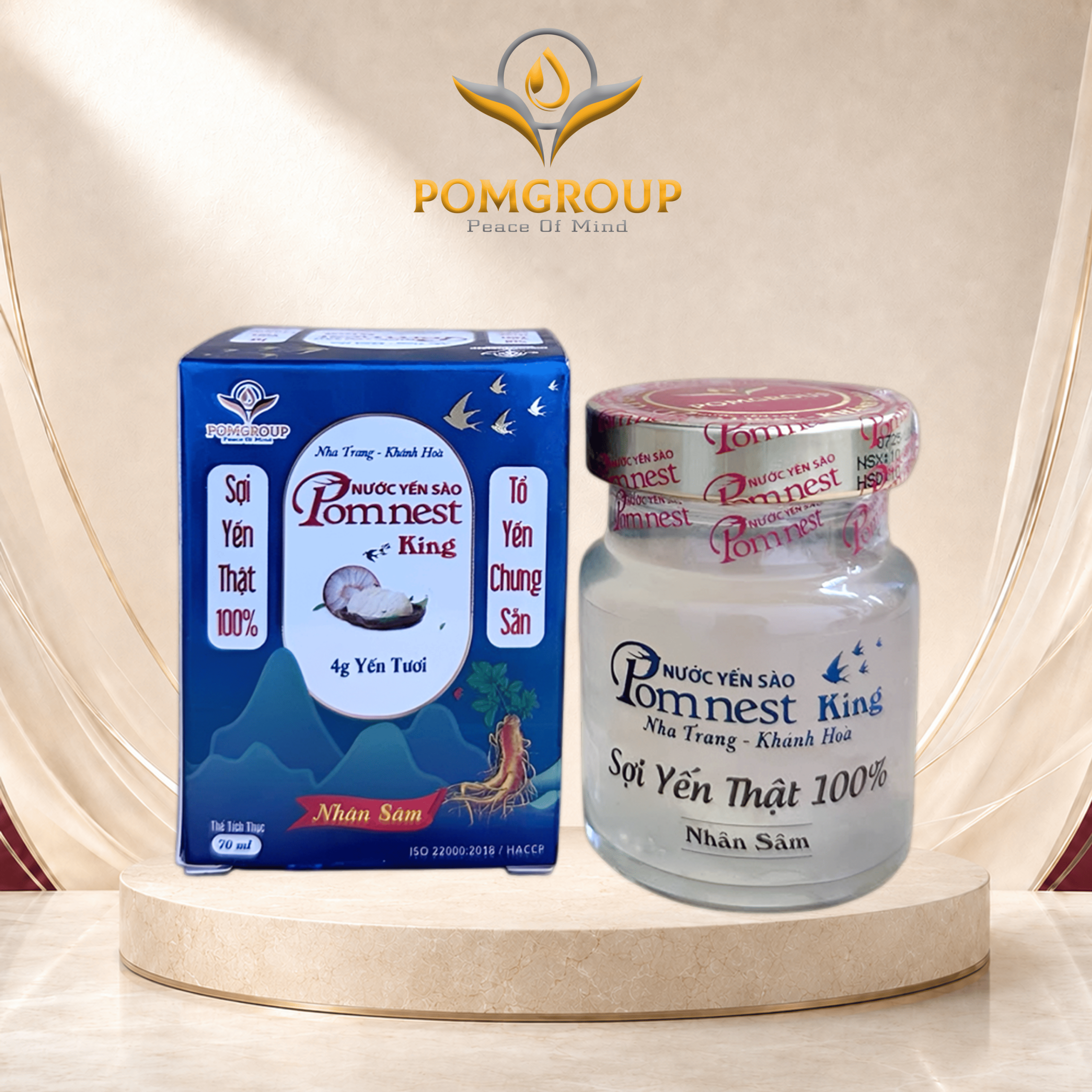 Nước Yến Sào Pomnest (Nhân sâm)